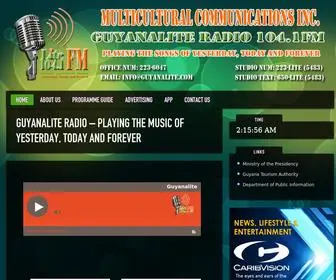 Guyanalite.com(GuyanaLite Radio) Screenshot