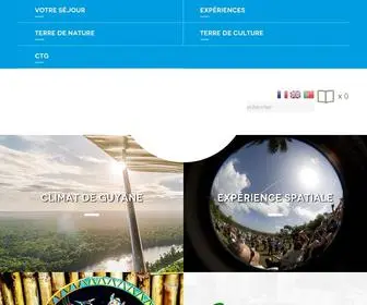 Guyane-Amazonie.fr(Site proposé par le Comité du Tourisme de la Guyane (CTG)) Screenshot