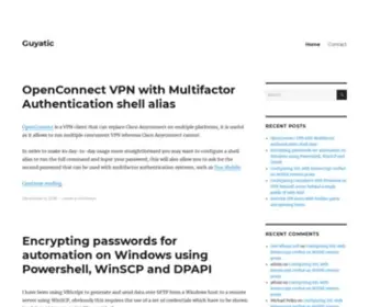 Guyatic.net(See related links to what you are looking for) Screenshot