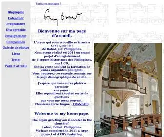 Guybovet.org(Guy Bovet organiste) Screenshot