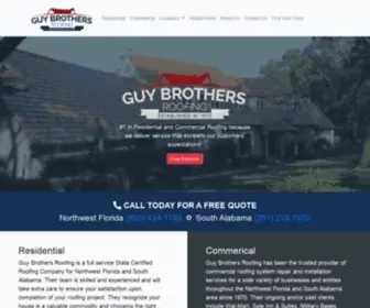 Guybrothersroofing.com(Roofing Company in Pensacola) Screenshot