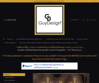 Guydesignbespokeluxury.com(GuyDesign®) Screenshot