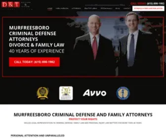 Guydotsonlaw.com(Murfreesboro Criminal Defense Attorneys) Screenshot