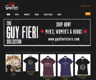Guyfieristore.com(Guy Fieri Store) Screenshot
