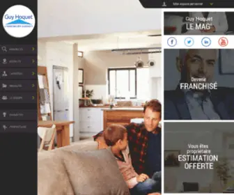 Guyhoquet.fr(Guy Hoquet L'immobilier) Screenshot