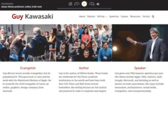 Guykawasaki.com(Guy Kawasaki) Screenshot