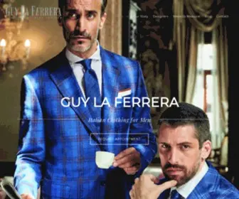 Guylaferrera.com(Quality Italian Clothing for Men) Screenshot