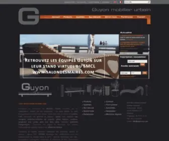 Guyon-Mobilier-Urbain.com(Mobilier urbain Guyon SA) Screenshot