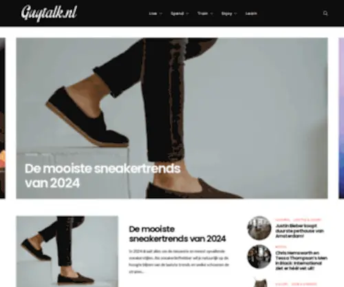 Guytalk.nl(De leukste blog voor mannen) Screenshot