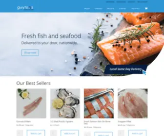 Guytons.co.nz(Guytons fresh fish and seafood) Screenshot