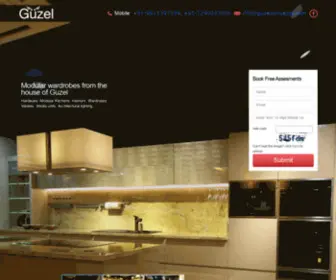 Guzelconcepts.com(Modular Kitchen In Delhi) Screenshot