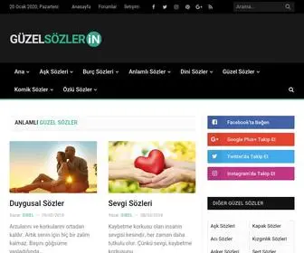 Guzelsozlerin.com(Güzel Sözler) Screenshot