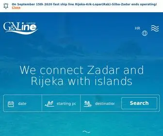 GV-Zadar.com(G&V Line Iadera) Screenshot