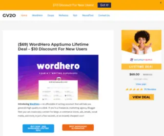GV2O.com(Best Discount Offers) Screenshot