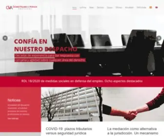 Gva-Atencia.com(Bufete de abogados GVA Gómez) Screenshot