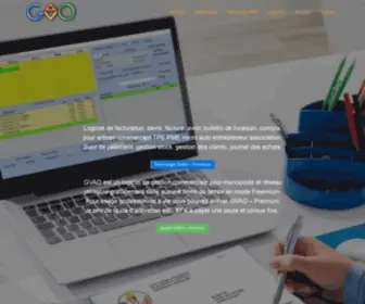 Gvao.com(Logiciel devis facture gratuit facile simple sans abonnement) Screenshot