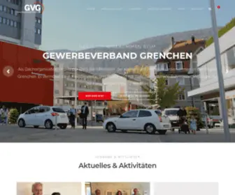 GVG-Grenchen.ch(Homepage des Gewerbeverbands Grenchen) Screenshot