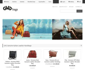 GVgbags.com(Italian Leather Bags) Screenshot