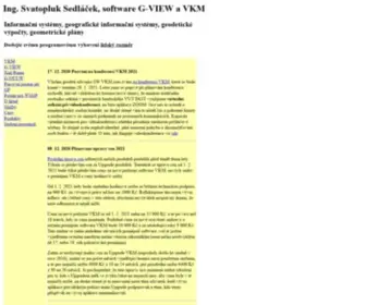 Gview.cz(VIEW, GIS)) Screenshot