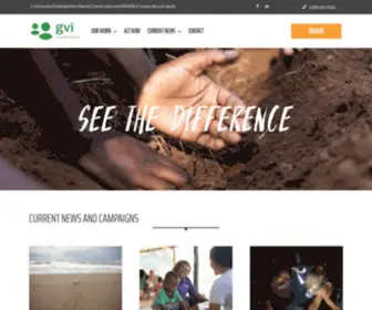 Gvi.org(GVI Charitable Programs) Screenshot