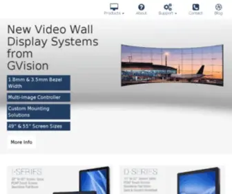 Gvision-USA.com(Touch Screen Monitors) Screenshot