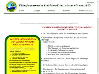 GVKPF.de(Kleingärtnerverein Kiel) Screenshot