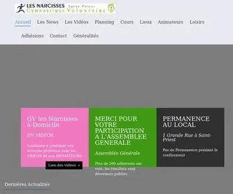 Gvnarcisses.fr(Gymnastique Volontaire Les Narcisses) Screenshot