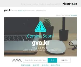 Gvo.kr(도메인) Screenshot