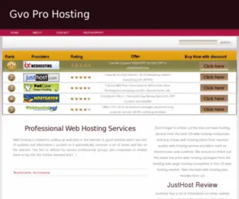 Gvoprohosting.com(Gvoprohosting) Screenshot