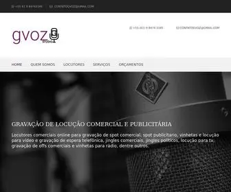 Gvozstudio.com(❤️ Produtora de Áudio) Screenshot