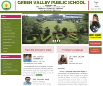 GVPsjabalpur.in(GREEN VALLEY PUBLIC SCHOOL) Screenshot