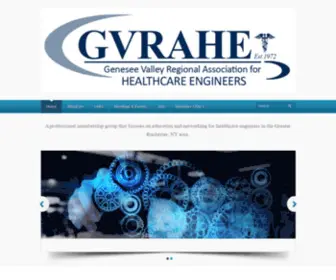 Gvrahe.org(Genesee Valley Regional Association for Healthcare Engineers) Screenshot