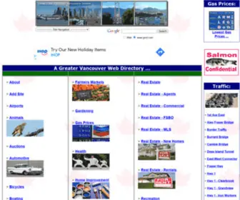 GVRD.com(Greater Vancouver Web Directory) Screenshot