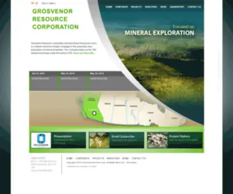 GVrresource.com(Grosvenor Resource Corp) Screenshot