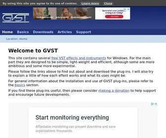 GVST.co.uk(Free VST effect and instrument plug) Screenshot