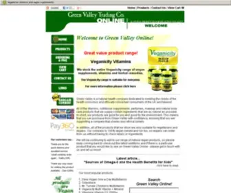 GVTC.co.uk(Vegetarian vitamins and vegan supplements) Screenshot