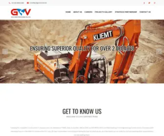 GVvcon.com(GVV Constructions pvt ltd) Screenshot