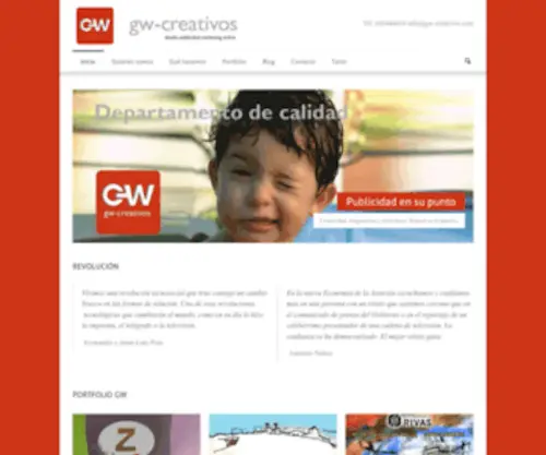 GW-Creativos.com(GW-creativos Inicio) Screenshot