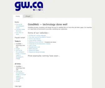 GW.ca(Technology done well) Screenshot