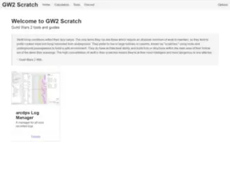 GW2Scratch.com(GW2 Scratch) Screenshot
