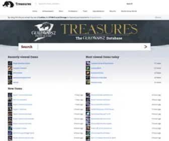 GW2Treasures.com(GW2 Treasures) Screenshot