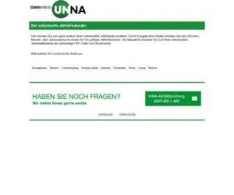 Gwa-Abfuhrkalender.de(Kommune ausw) Screenshot