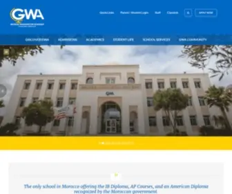 Gwa.ac.ma(George Washington Academy) Screenshot