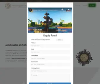 Gwadargolfcityofficial.com(Gwadar Golf City) Screenshot