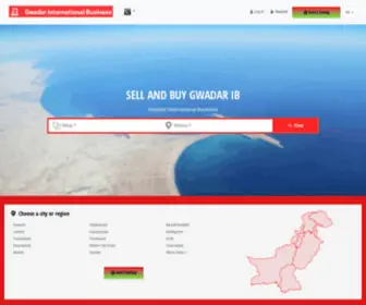 Gwadarib.com(Gwadar International Business) Screenshot