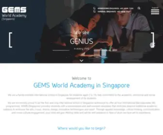Gwa.edu.sg(International School in Singapore) Screenshot