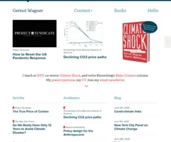 Gwagner.com(Gernot Wagner) Screenshot