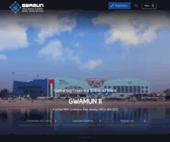 Gwamun.org(GWAMUN II) Screenshot