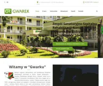 Gwarek.info(Zespół Sanatoryjno) Screenshot