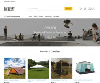 Gwarent.com(Most powerful Magento theme for your store online) Screenshot